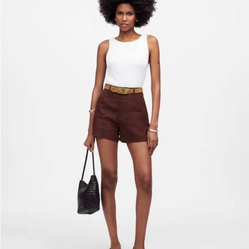 Madewell Pintucked Shorts